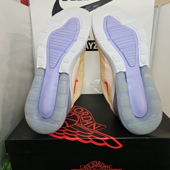 Nike Air Max 270 Washed Coral & White - WMN. SIZE 9 (7.5 MEN) CW5589 600 CLEAN - Picture 7 of 15